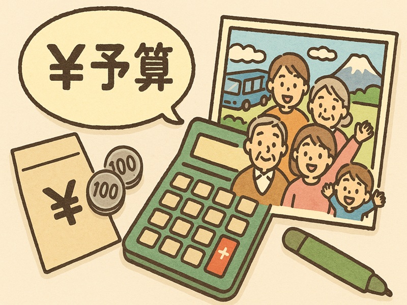 一緒に行くときの予算の目安は？