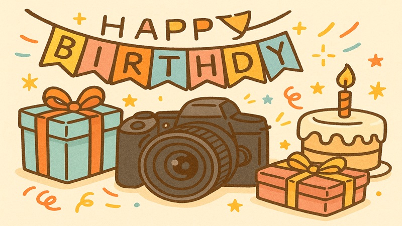 誕生日プレゼントにカメラを贈る意味と理由とは