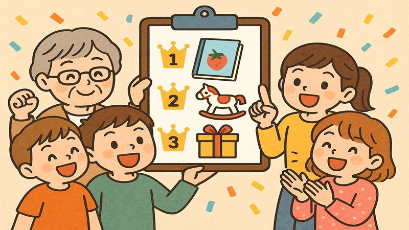 祖父母からのプレゼントランキング紹介