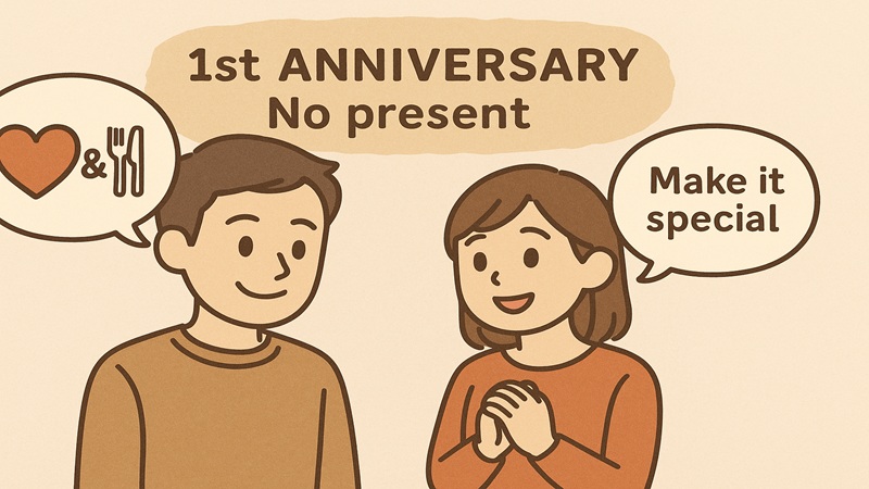 一年記念日にプレゼントなしの背景と理由
