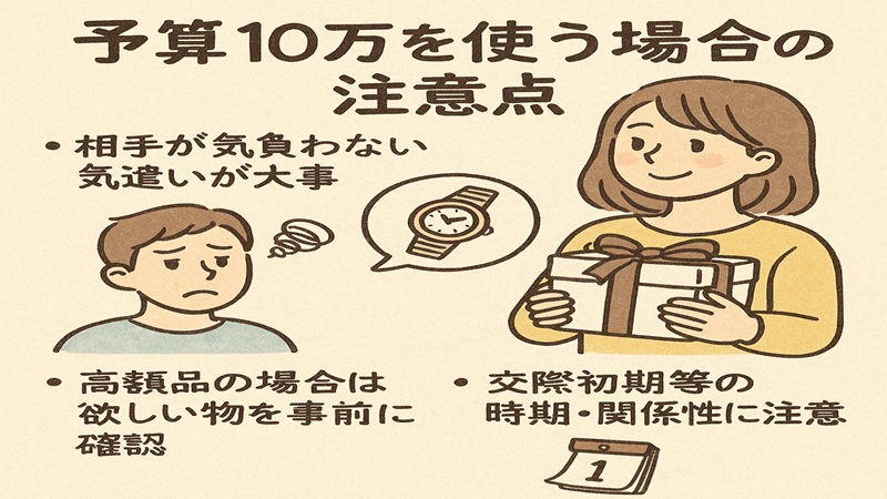 予算に10万を使う場合の注意点