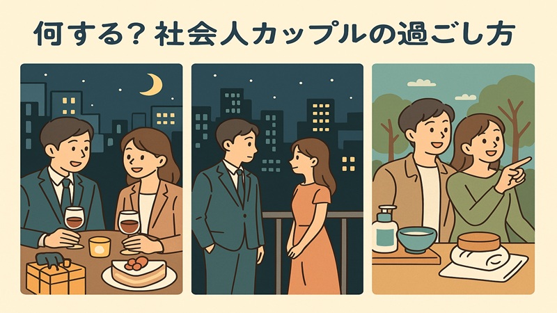 何する？社会人カップルの過ごし方
