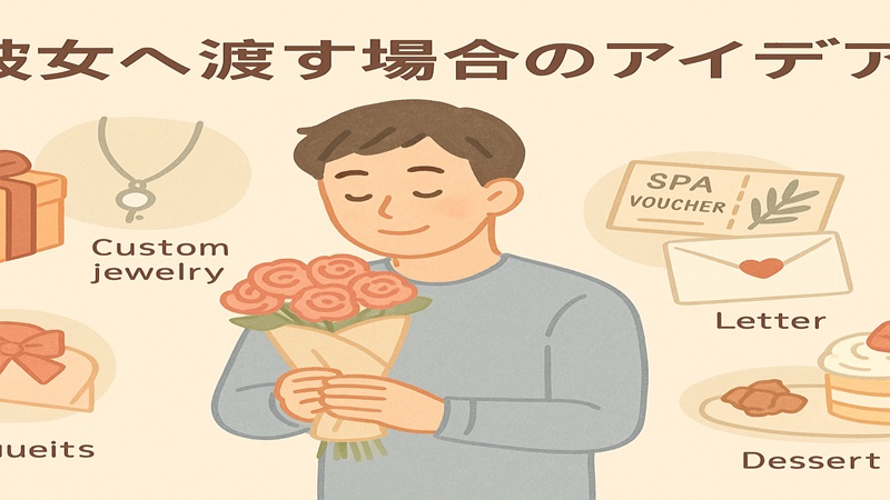 彼女へ渡す場合のアイデア