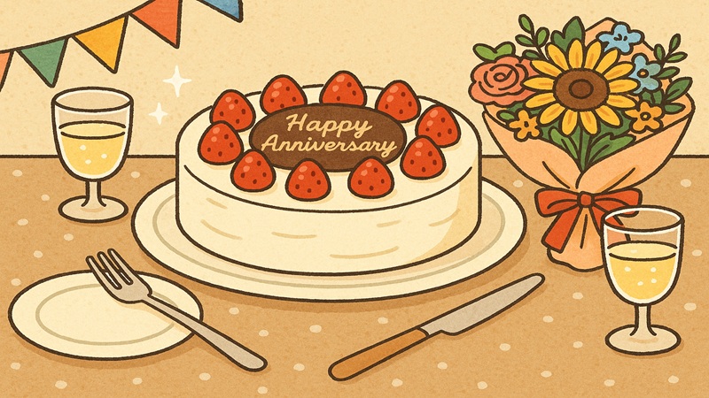 記念日に相応しいケーキ